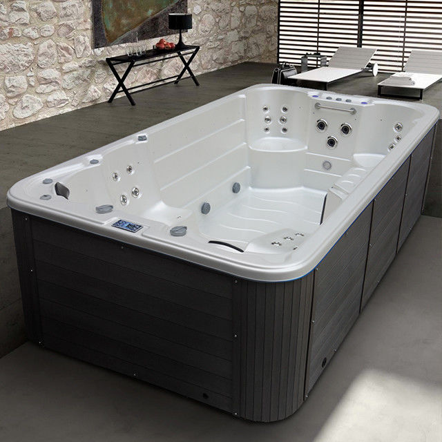 Acrylic Outdoor Swim Spa Pool With Bluetooth Wireless Technology And ...