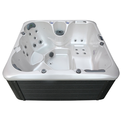 Pearl White 5 pessoas banheira de hidromassagem ao ar livre banheira de hidromassagem