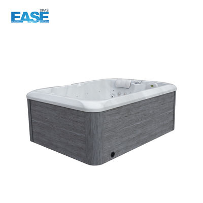 2-3 Person Acrylic Hot Tub with 25 Jets and 2.5HP Pump for Outdoor Luxury Massage