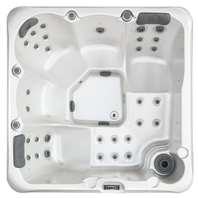 Acrylic Hot Tub Whirlpool Spa Tub with 30 Jets and Balboa BP601G1 + TP500 Control System for 5 People Family Outdoor