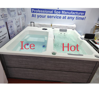Luxury Min 3 Centigrade Cold Plunge Hydrotherapy Tub with 5 Years Warranty and 4 Person Capacity