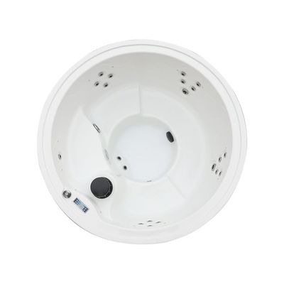 Round Shape Hot Tub Spa with 22 Massage and Air Bubble Jets and 3 KW Heater for 6 Persons