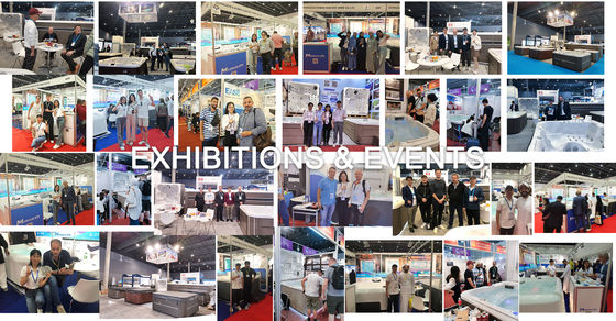 Small Outdoor Hot Tub with 750L Water Capacity and 2.0HP Massage Pump