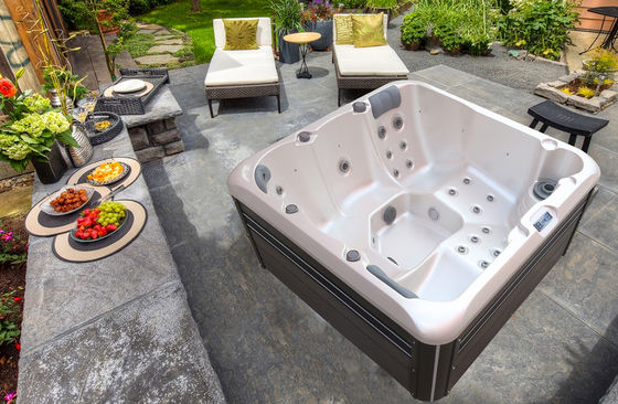 Acrylic Hot Tub Whirlpool Massage Bathtub