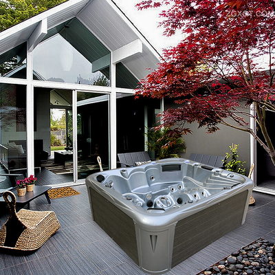 Acryl Openluchtbathtub Whirlpool Massage Spa Ton voor 6 Mensen