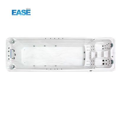 Acrylic Spa Tub Hydropool Swimspa Hot Massage Tube With High Flow Jets For Home Spa Outdoor Relaxation