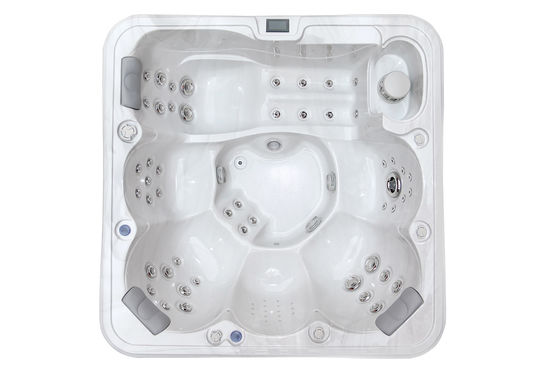 Jacuzzi Outdoor Swimming Spa Acrylic Massage Bathtub Self Cleaning Spa Pools For 6 Person