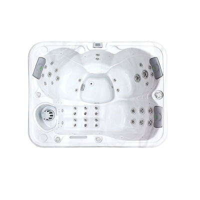 Acrylic Hydrotherapy Whirlpool Massage Spa Hot Tub for 4 Persons for Outdoor relaxation