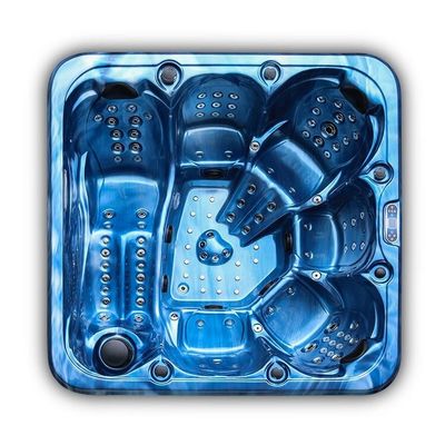 Luxury 6 Persons Hot Tubs For Outdoor Acrylic Spa Pools With Massage Function Swim Spa For Family