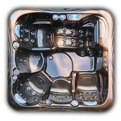 5 Persons Hydrotherapy Pool For Outdoor Spa Hot Tubs With Air Jets Jacuzzi Luxury Spa Tubs For Villa