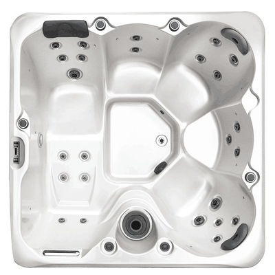 Luxury Outdoor Hot Tub For 5 Persons With Whirlpool Massage Acrylic Bathtubs With Bluetooth Speaker