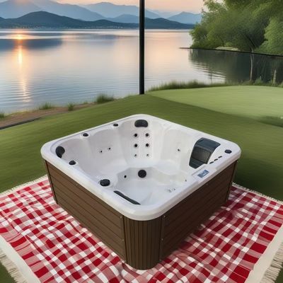 Outdoor Acrylic Hydro Spa Tub Home Relax Sauna Steam Hot Tub