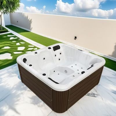 OEM Spa Factory 5 Person Massage Whirlpool Jacuzzier Outdoor Hot Tub With Automatic Cleaning System