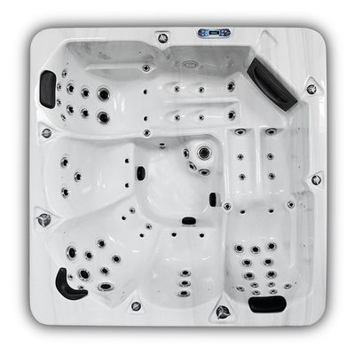 5 Person 3 Seats 2 Lounger Massage Hydrotherapy Hot Tube Spa Pool for Outdoor Comfort
